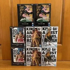 ドラゴンボール、ワンピースフィギュア8体セット