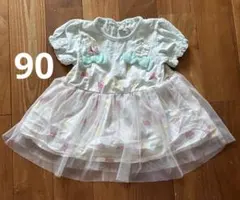 美品！アイスクリーム柄ワンピース 90cm