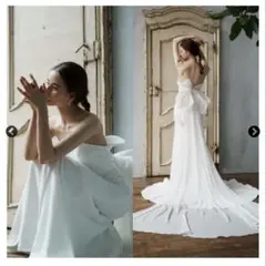 2wayバックリボン ベアトップ ソフトマーメイドドレス（ドレスプロダクション）