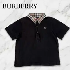 BURBERRY LONDON ポロシャツ 三陽商会製 ノバチェック ブラック - メルカリ