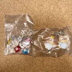 サンリオ　なかよしドロップチャーム　ハローキティ&ミミィ　リトルツインスターズ