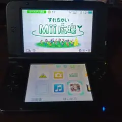 [ 動作確認済み ]Nintendo 3DS LL 本体 青+カセット