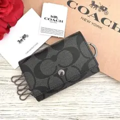 希少】COACH コーチ キーリング チャーム フォトフレーム ターンロック
