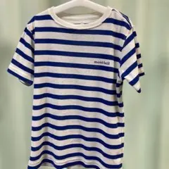 mont-bell モンベル キッズ WIC.ボーダーT 半袖 130cm