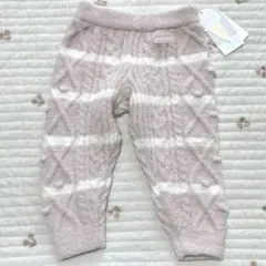 ジェラートピケ　アランボーダーロングパンツ　80