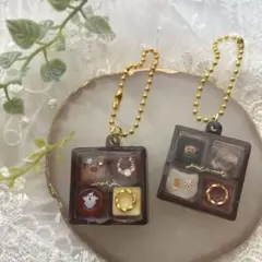 ⭐︎ハンドメイド ハロウィン　チョコレートボックスチャーム 2個セット