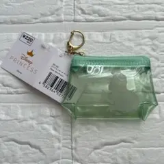 ディズニープリンセス　クリアミニポーチ　アリエル　グリーン