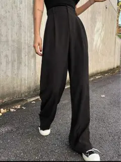 DAZYワイドパンツ ハイウエスト L