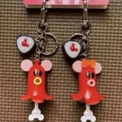 ディズニー　ミッキー&ミニータコさんウィンナーキーチェーンセット