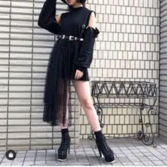 ワンスポ one spo ショルダーワンピース
