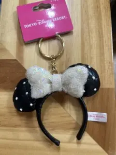 東京ディズニーリゾート ミニーマウスカチューシャキーホルダー