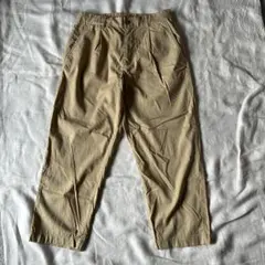 グローバルワーク　古着　ベージュ ワークパンツ ゴムウエスト　Sサイズ
