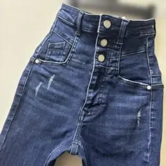 最終価格❣️エモダ❣️ストレッチ抜群❣️ダメージ❣️ハイウェスト❣️デニム❣️パンツ❣️