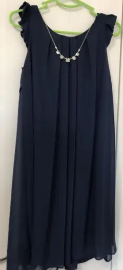 axes 結婚式 お呼ばれドレス 2way ネイビー