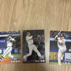 プロ野球チップスカード　３枚セット
