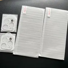 iPhone 15 pro Max用ガラスフィルム2枚+カメラフィルム2枚
