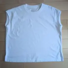 無印良品 ノースリーブ Tシャツ ホワイト Lサイズのサムネイル