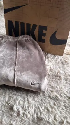NIKE ベロア ジョガーパンツ ベージュ Sサイズ