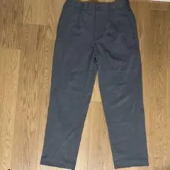 UNIQLO タックワイドパンツ グレー