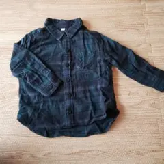無印良品　ギンガムチェックシャツ