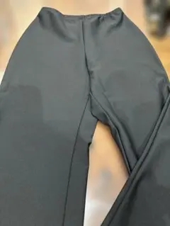 ブラック ストレッチ スリムフィットパンツ