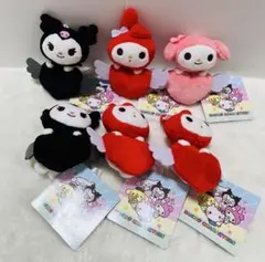 ゆるかわ　サンリオキャラクターズ　マスコット　メロクロハート