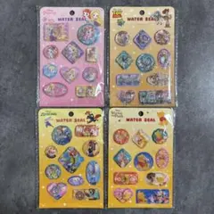 ディズニー ウォーターシール 4種セット