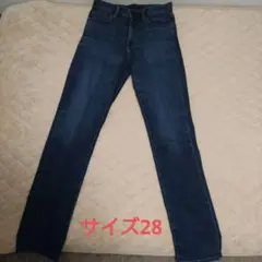 ユニクロ　ヒートテックウルトラストレッチスリムフィットジーンズ　暖パン　ブルー
