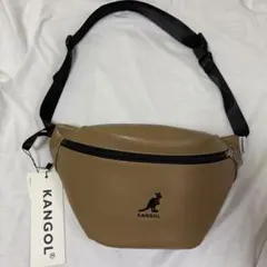 KANGOL ボディバッグ KGSA-RI02001 ベージュ
