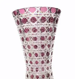 オールドバカラ黄緑色エグランチェ金彩レッド芥子の花ビスケットジャー