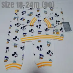 412 Disney ディズニー ミッキー スウェットセットアップ 90
