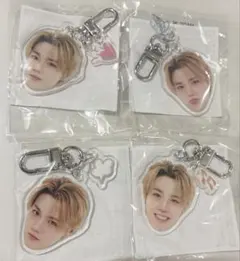 treasure ドヨン　カプセルトイ　顔アクキー　喜怒哀楽　コンプリート　新品