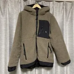 BAYFLOW ナカワタボアフードブルゾン ベージュ　M