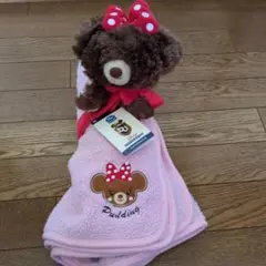 ディズニー　プディング ぬいぐるみ付きブランケット