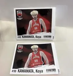 AKATSUKI JAPAN 川真田紘也 ステッカー 2枚セット　琉球