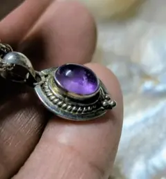 現品限り　シルバー 925 アメジスト ペンダント トップ