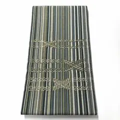 専用帯9484 ○最高級 三大古代布 科布 藍染 夏帯 松葉仕立て 名古屋帯