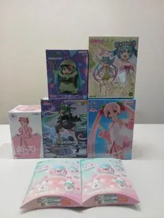 新品未開封 初音ミク フィギュア 8点 ガンダム 桜ミク ぬーすと ザクぐるみ