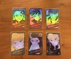 鬼滅の刃　キャラクターズホロカードコレクション　計6枚セット