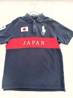 L 希少 ポロバイラルフローレンJAPANビッグポニーポロシャツ