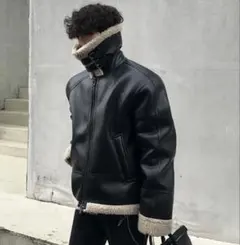 ORUN Fur Mouton Court or1988 ブラック　新品・未使用