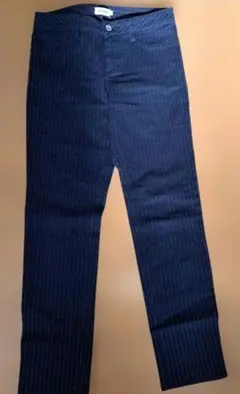 LEPSIMネイビー ストライプ パンツ