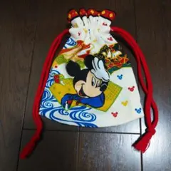 ミッキーマウス 巾着袋 和柄 ディズニー