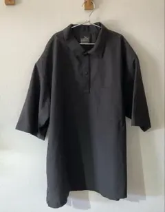 MUJI 半袖シャツ ブラック XL プルオーバー