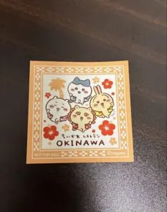 ちいかわレストラン★OPEN記念沖縄限定ノベルティステッカー★