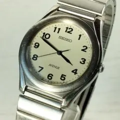セイコーアベニュー　スイープ運針　5S21-6A30 ローマン　クオーツ稼働品 セイコーアベニュー スイープ運針 5S21-6A30 ローマン クオーツ