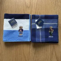 【未使用品】 ポロラルフローレン ポロベア ハンドタオル 2枚セット