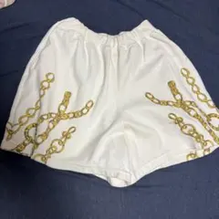 ANDRELUCIANOチェーン柄 ショートパンツ ホワイトのサムネイル