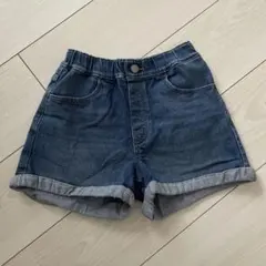 キッズ　デニムショートパンツ　120㎝　ユニクロ