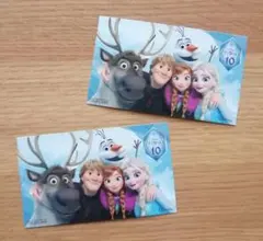 非売品　アナと雪の女王 ステッカー 2枚セット
